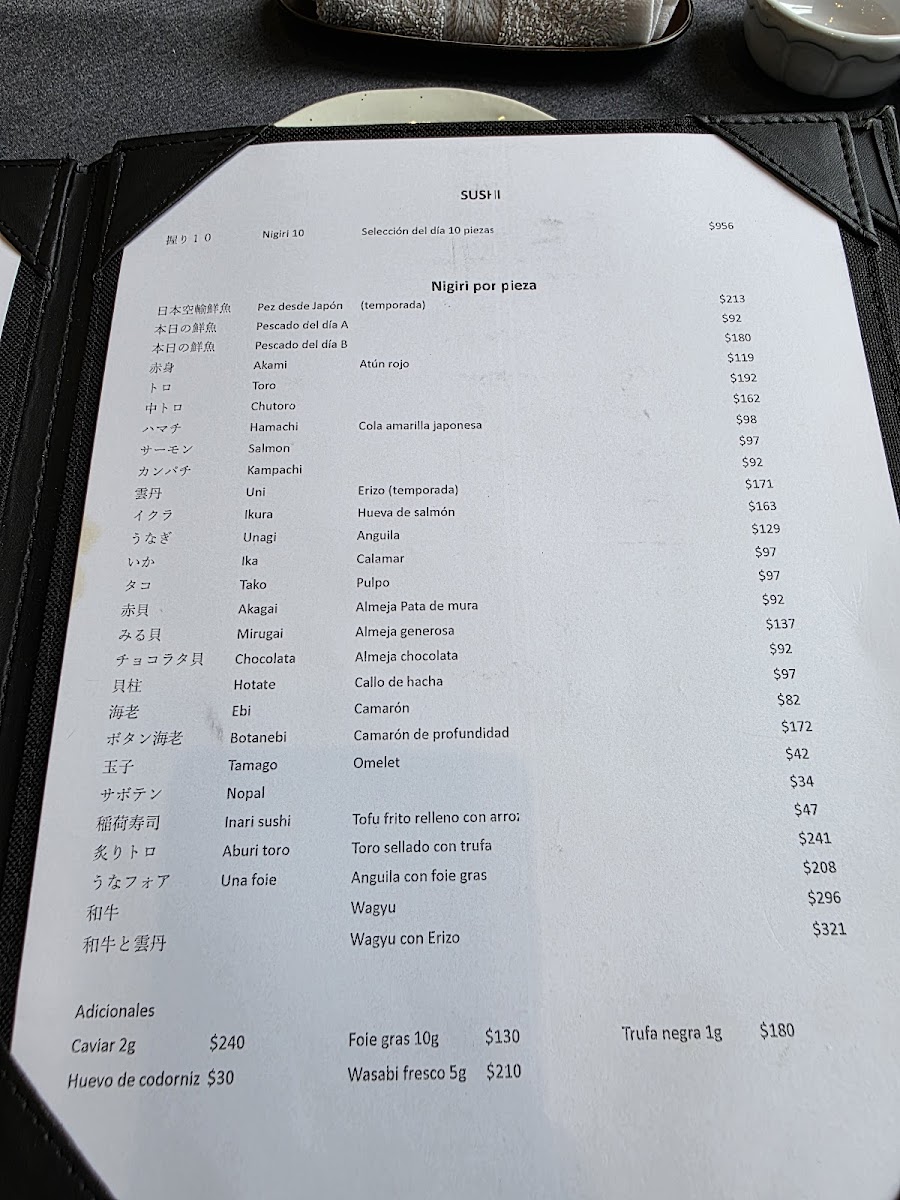 Asai Kaiseki Cuisine Menu - Image 3
